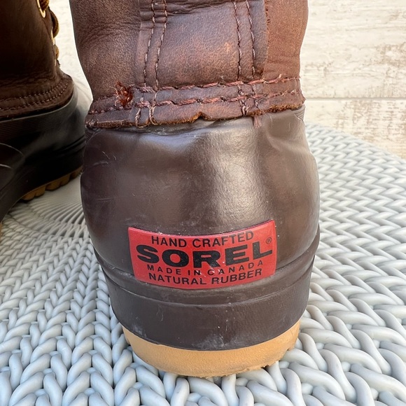 Vintage Sorel Felt Lined Duck Boots - Picture 5 of 12